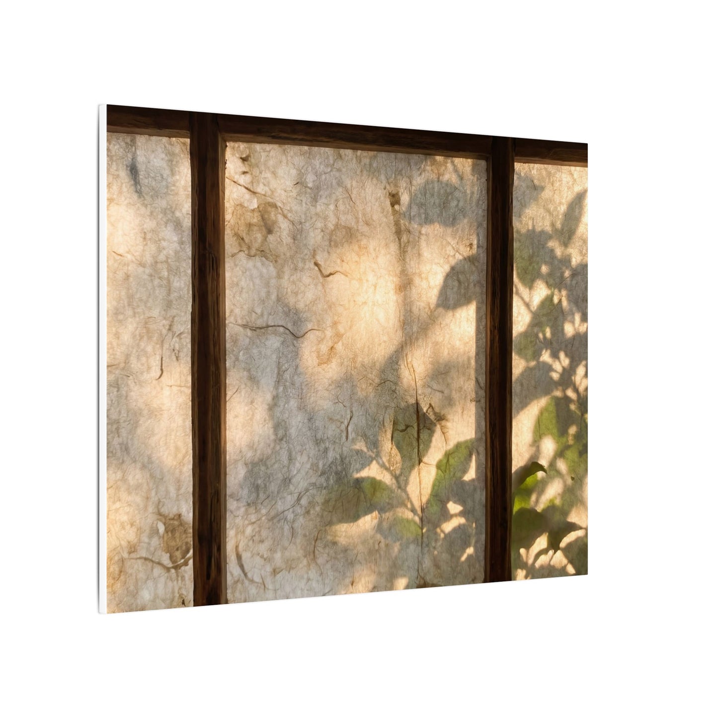 Golden Hour Shoji Screen Canvas Art - Japandi Mono No Aware