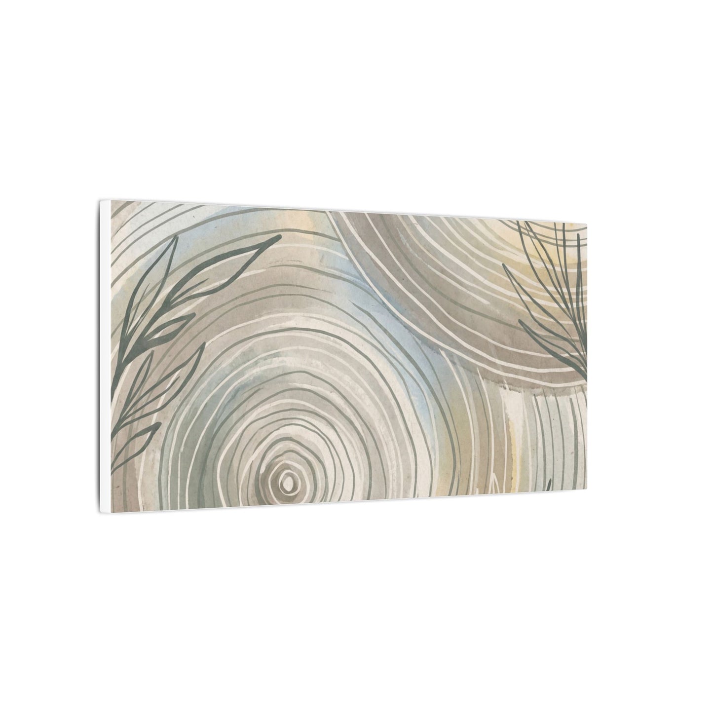 Kanso Water Ripple Canvas Art - Japandi Minimal Line