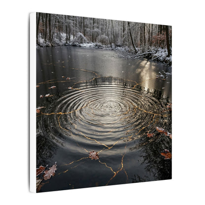 Water Ripple Broken Beauty Canvas Art | Artful Kintsugi Art