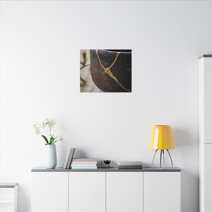 Dawn Tea Ceremony Canvas Art - Kintsugi Mono No Aware
