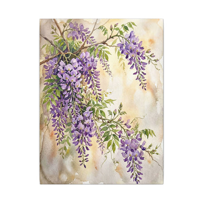 Wisteria Spring Canvas Art | Japandi Cozy Design