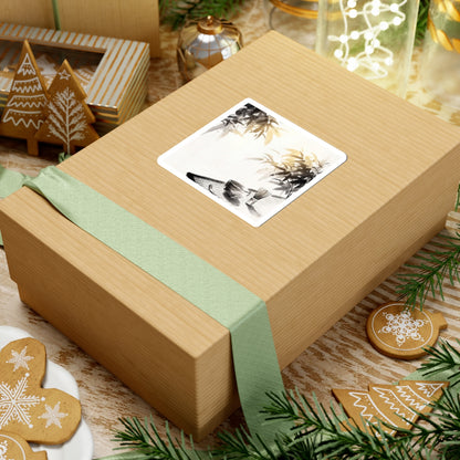 Golden Hour Tea Ceremony Sticker - Zen Ma