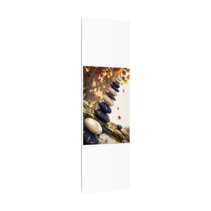 Ma River Stones Canvas Art - Kintsugi Gold Vein