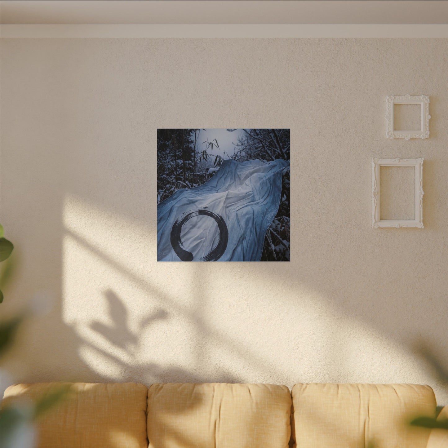 Moonlight Silk Drape Canvas Art - Zen Datsuzoku