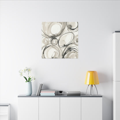 Handcrafted Feel Japandi Watercolor Canvas Art