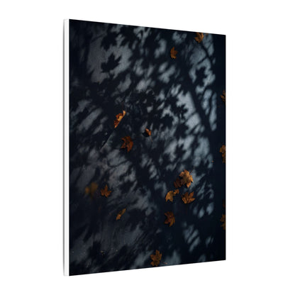 Autumn Shadow Play Shadow Zen Canvas Art | Atmospheric Decor