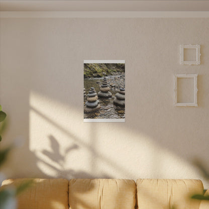 Bamboo Grove Winter Canvas Art | Zen Serene Design