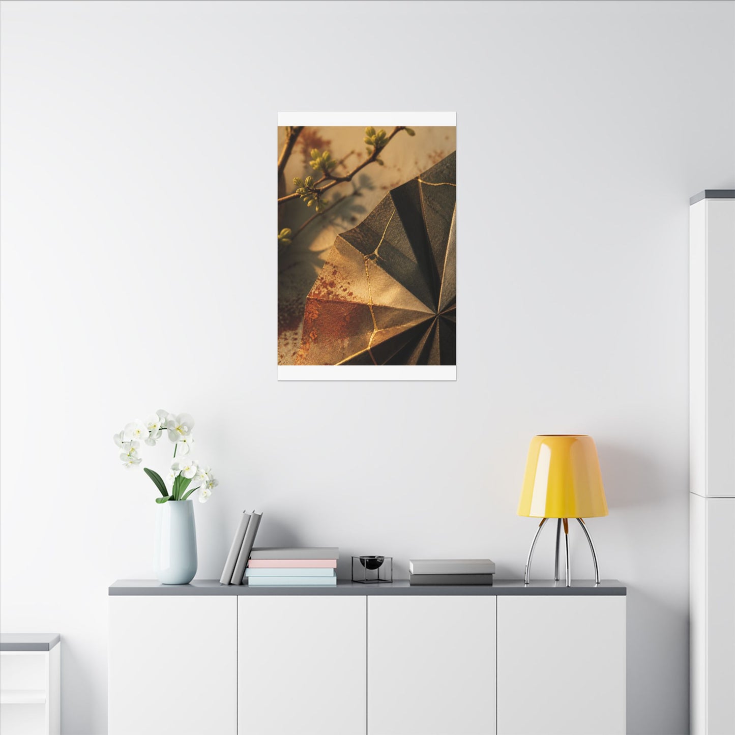Ma Paper Fold Canvas Art - Kintsugi Broken Beauty