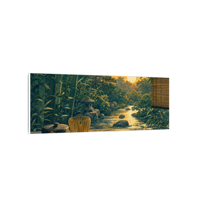 Ma Tea Ceremony Canvas Art - Zen Ukiyo E Inspired