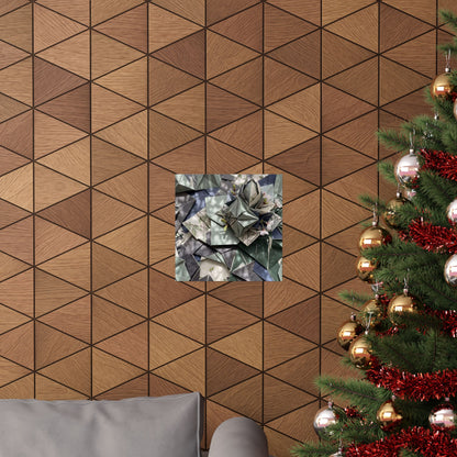 Cozy Paper Fold Wall Art Print - Japanese Pattern Japandi