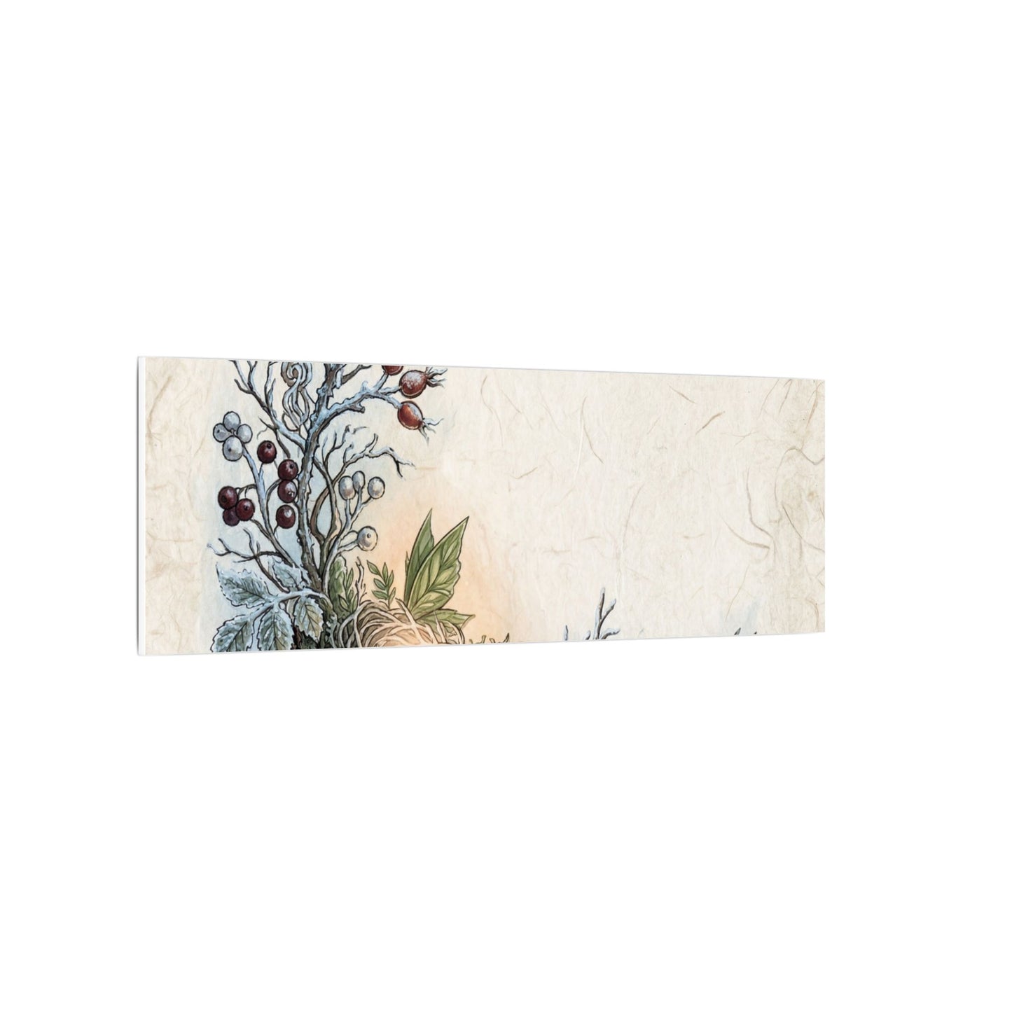 Winter Shoji Screen Forest Whimsy Canvas Art | Enchanting Decor