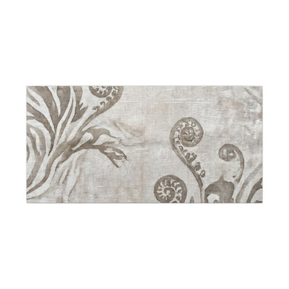Japandi Fern Unfurling in Overcast | Japanese Pattern Canvas Art