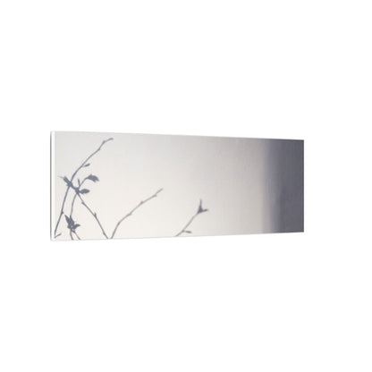 Japandi Shadow Play in Dawn | Japanese Pattern Canvas Art