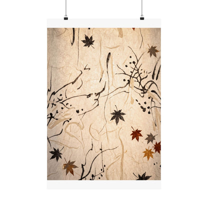 Golden Hour Shoji Screen Wall Art Print - Japandi Fukinsei