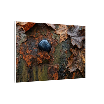 Datsuzoku Rust Patina Canvas Art - Dark Japandi Moody Minimal