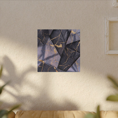 Seijaku Paper Fold Canvas Art - Kintsugi Gold Vein