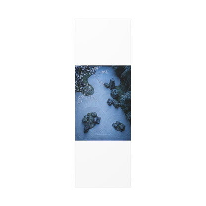 Contemplative Cherry Blossom Canvas Art - Karesansui Zen