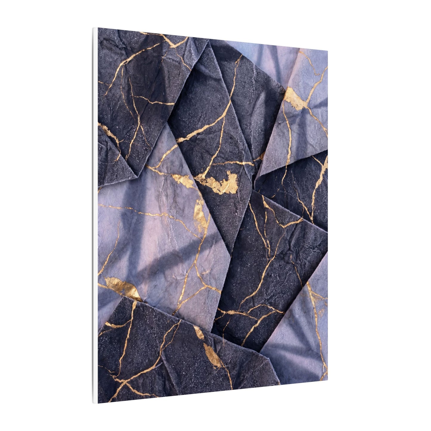 Seijaku Paper Fold Canvas Art - Kintsugi Gold Vein