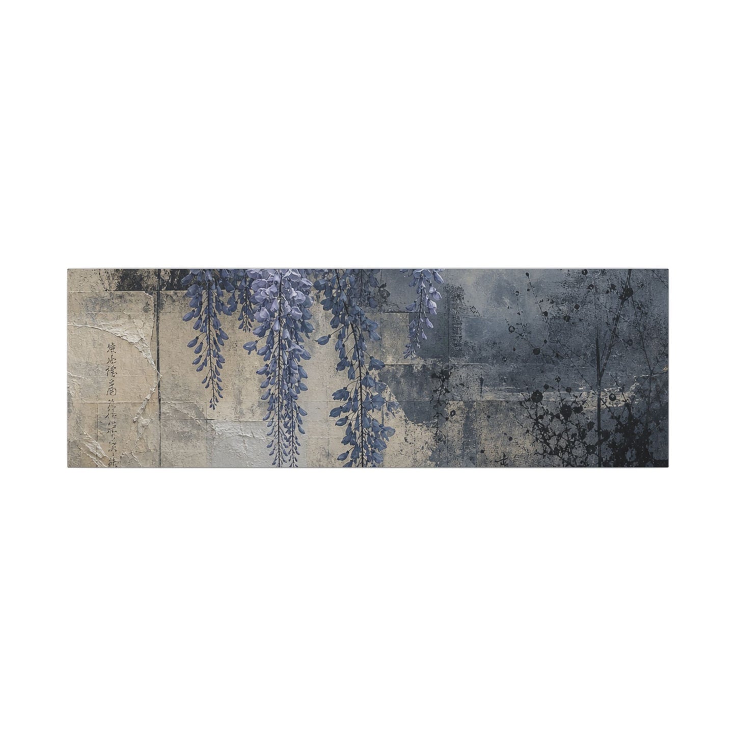 Winter Wisteria Texture Canvas Art | Elegant Decor