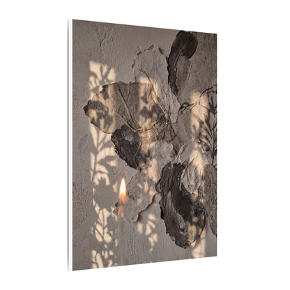 Shadow Play Summer Canvas Art | Japandi Elegant Design