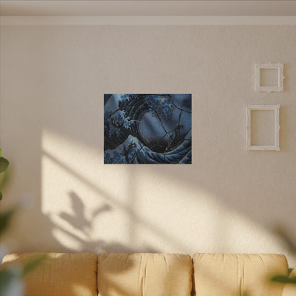 Ocean Wave Spring Canvas Art | Kintsugi Artful Design
