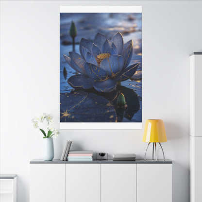 Kintsugi Lotus Flower in Dawn | Broken Beauty Canvas Art