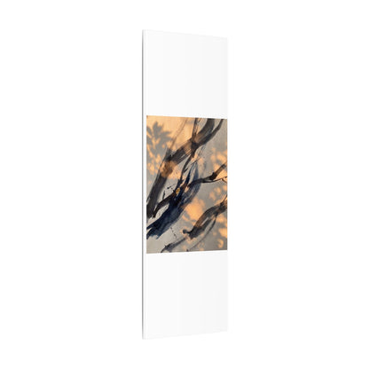 Datsuzoku Ink Brushstroke Canvas Art - Dark Japandi Shadow Zen