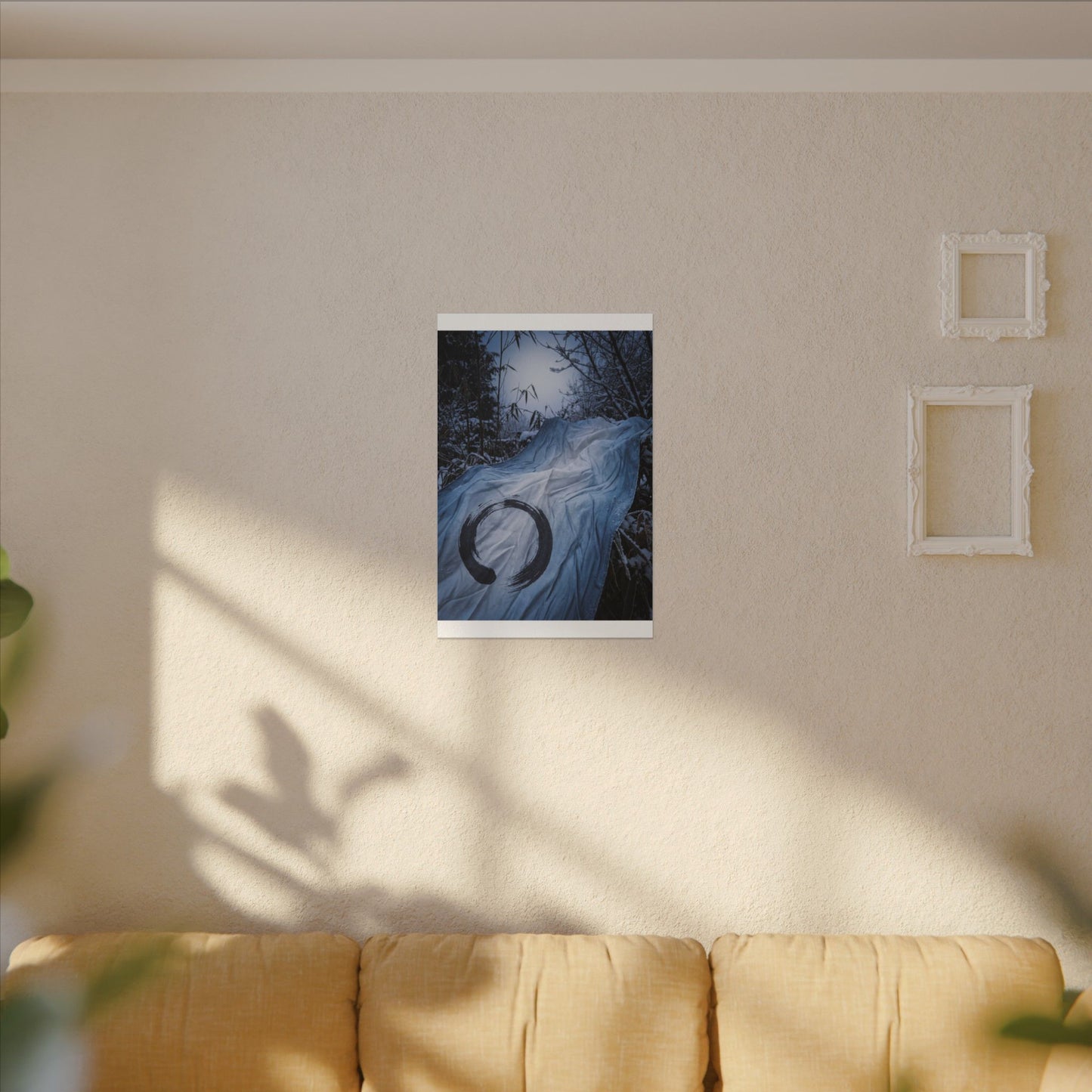 Moonlight Silk Drape Canvas Art - Zen Datsuzoku