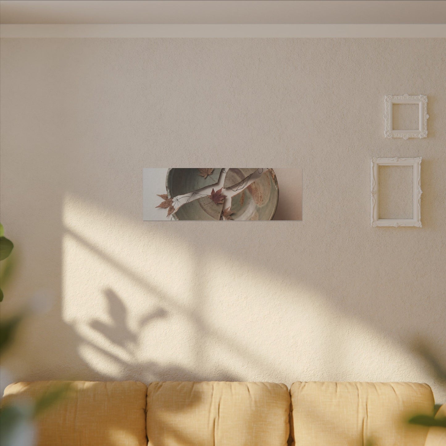 Dawn Ceramic Bowl Canvas Art - Japandi Fukinsei
