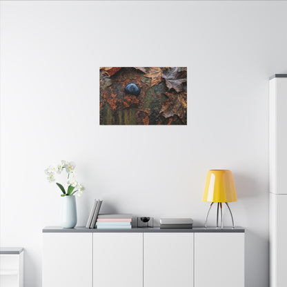 Datsuzoku Rust Patina Canvas Art - Dark Japandi Moody Minimal