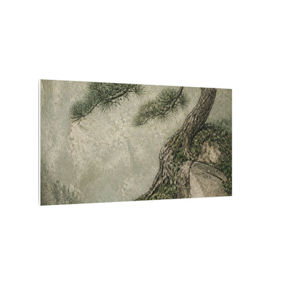 Fukinsei Pine Tree Canvas Art - Japandi Texture