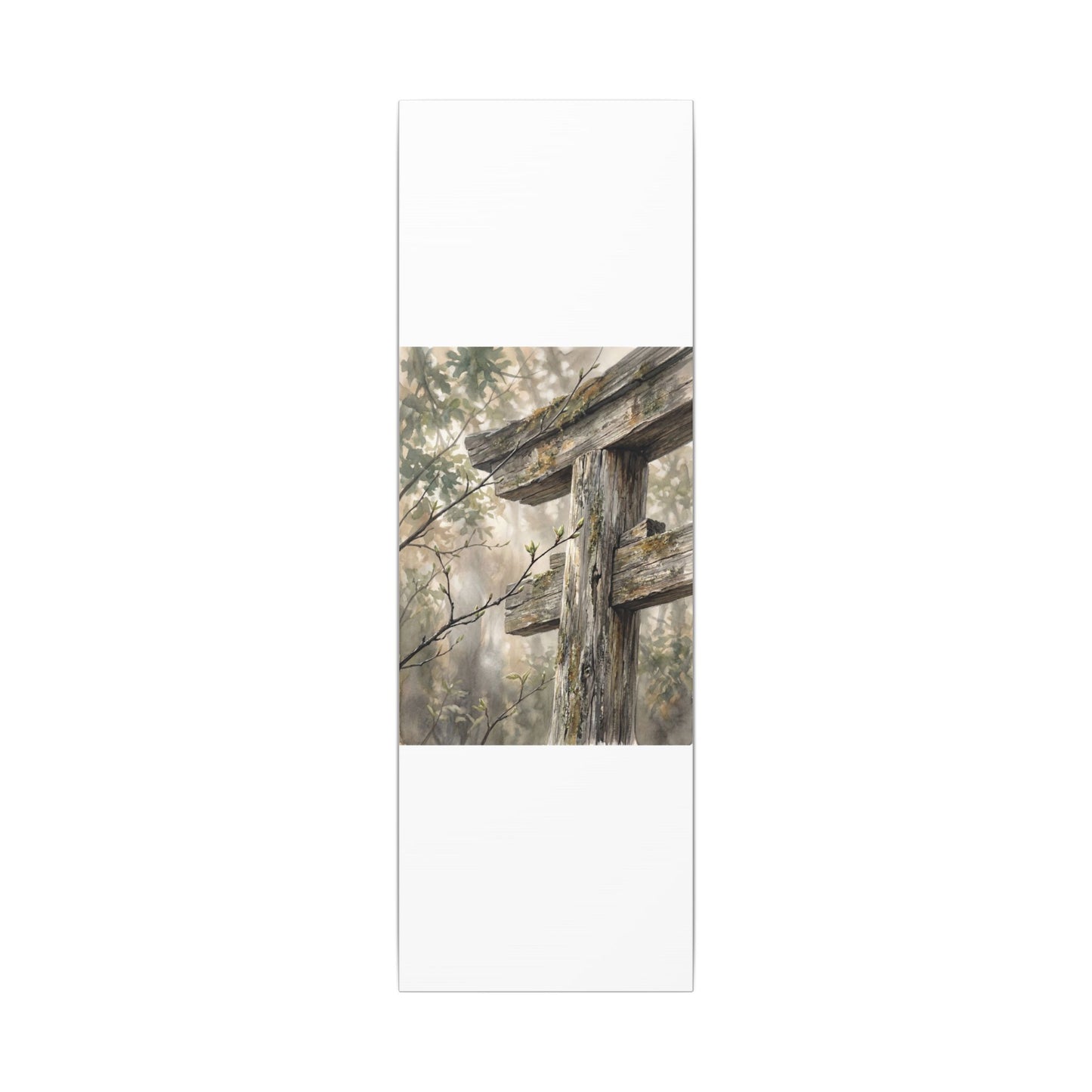Torii Gate Spring Canvas Art | Japandi Neutral Design