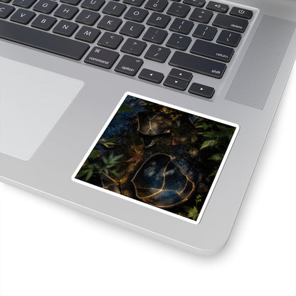 Broken Pottery Sticker | Summer Dark Japandi Shadow Zen Art