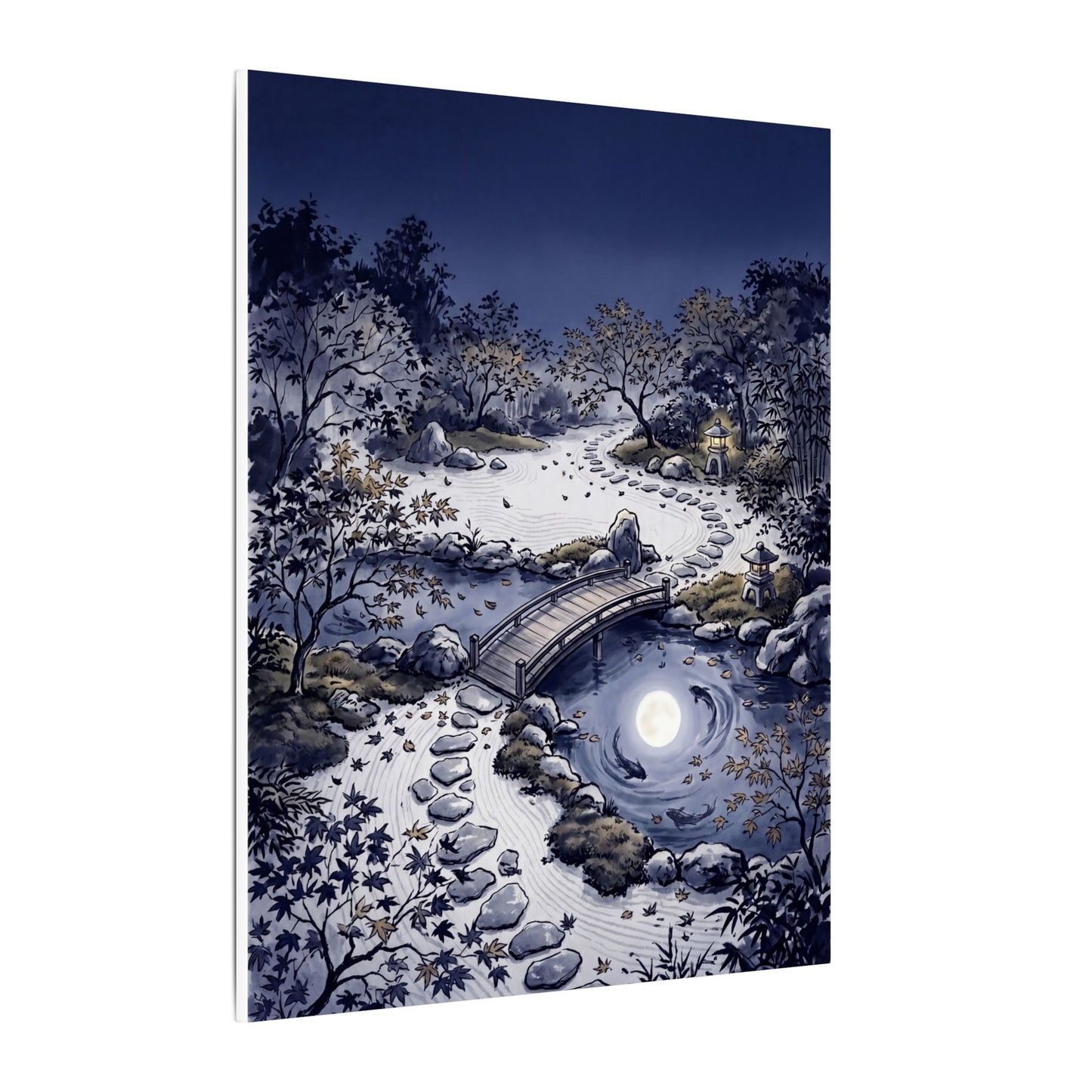 Torii Gate Enso Canvas Art | Contemplative Zen Art