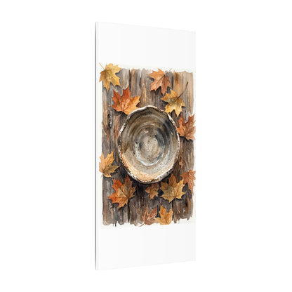 Ma Ceramic Bowl Canvas Art - Japandi Watercolor