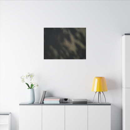 Dappled Shadow Play Canvas Art - Dark Japandi Ma