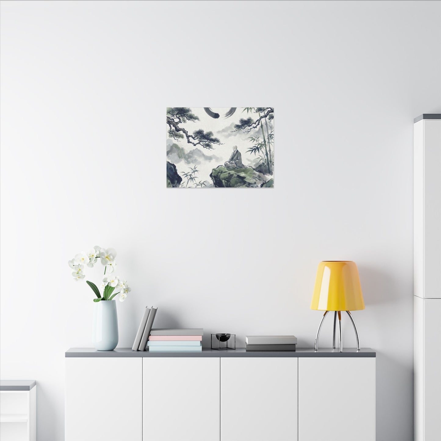 Zen Sumi-e Canvas Art