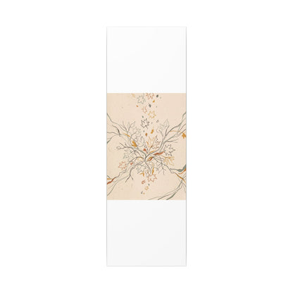Warm Shadow Play Canvas Art - Minimal Line Japandi