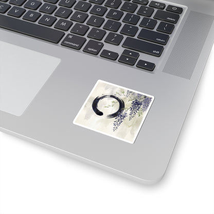 Shibui Wisteria Sticker - Zen Enso