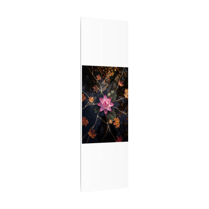 Ma Lotus Flower Canvas Art - Kintsugi Gold Vein