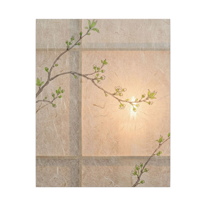 Spring Cherry Blossom Forest Whimsy Canvas Art | Rustic Decor