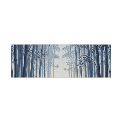 Bamboo Grove Canvas Art | Winter Zen Ukiyo E Inspired Art