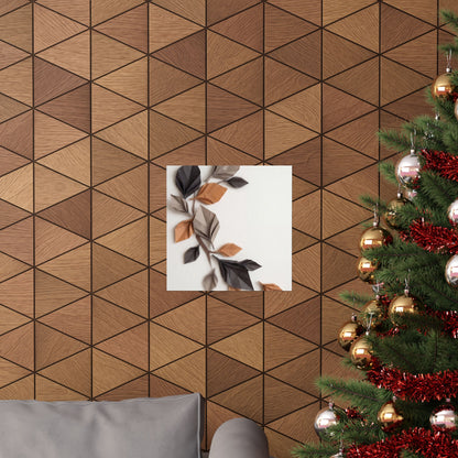 Paper Fold Wall Art Print | Autumn Japandi Minimal Line Art