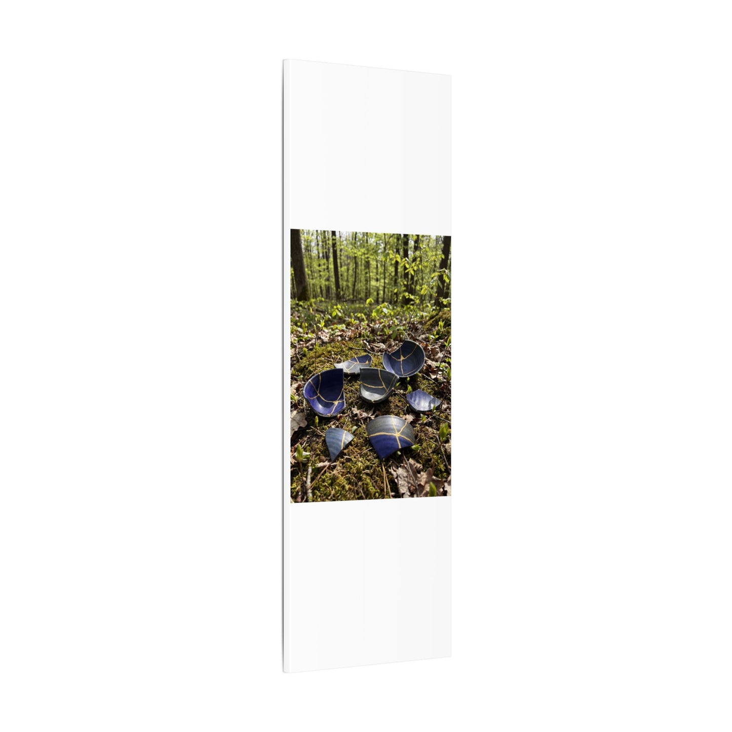 Philosophical Broken Pottery Canvas Art - Broken Beauty Kintsugi