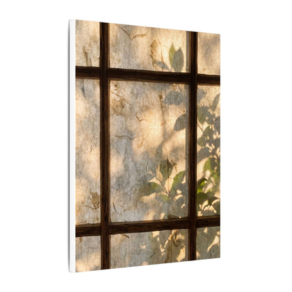 Golden Hour Shoji Screen Canvas Art - Japandi Mono No Aware