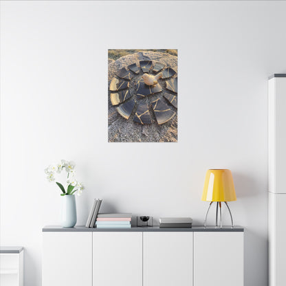 Golden Hour Broken Pottery Canvas Art - Kintsugi Datsuzoku