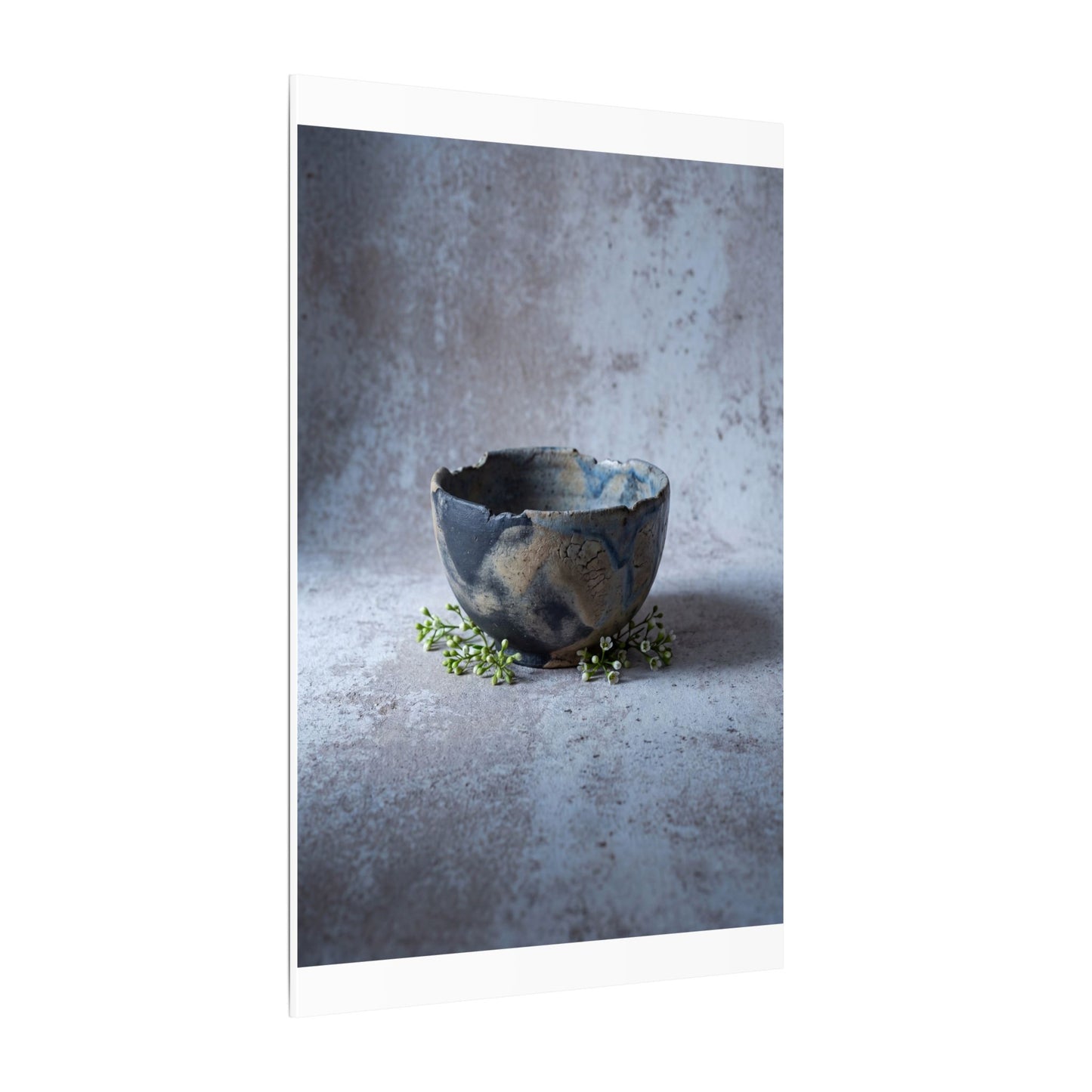 Ceramic Bowl Spring Canvas Art | Japandi Warm Design