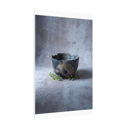 Ceramic Bowl Spring Canvas Art | Japandi Warm Design