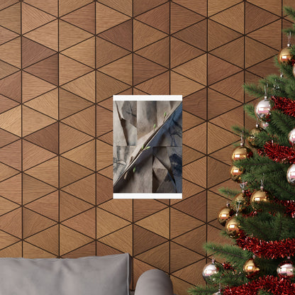 Moonlight Paper Fold Wall Art Print - Japandi Datsuzoku