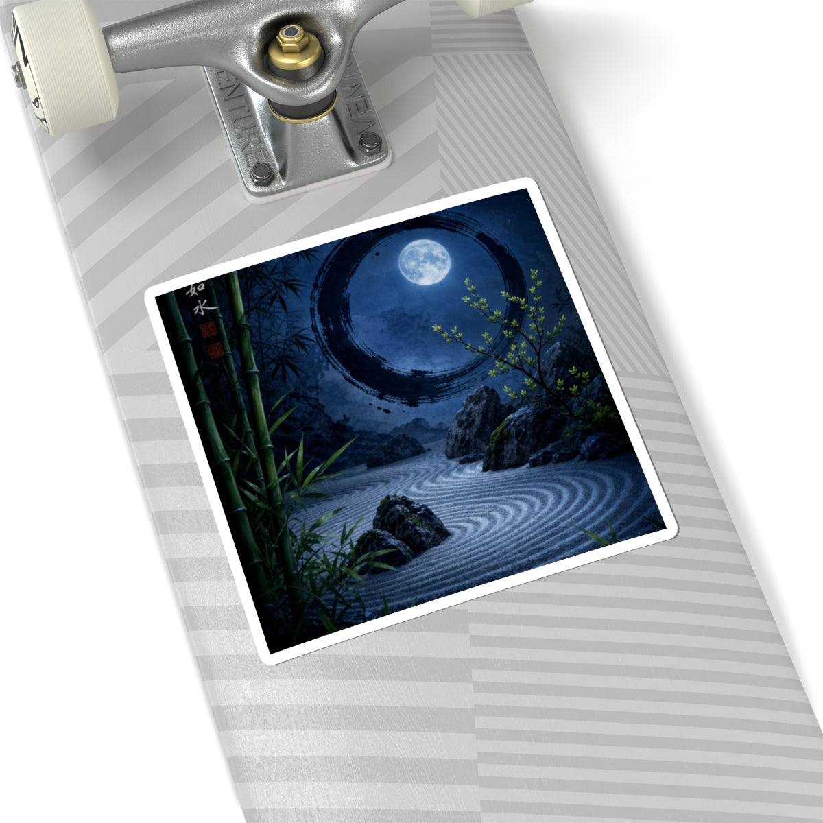 Rock Garden Spring Sticker | Zen Peaceful Design